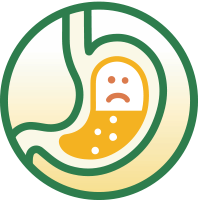Digestive Problems Illustration of Digestion Problems